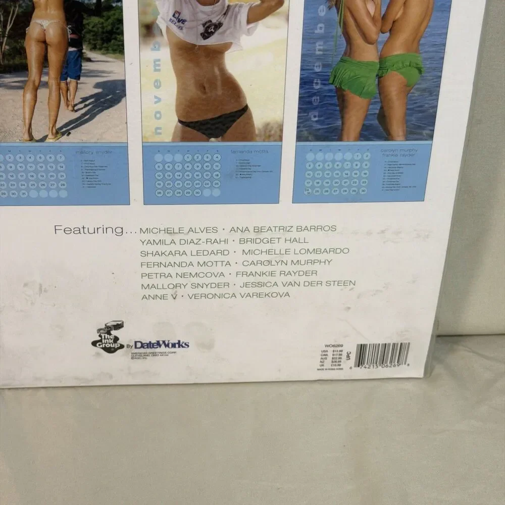 Sports Illustrated 2006 Swimsuit Calendar Ana Beatriz Barros New Sealed